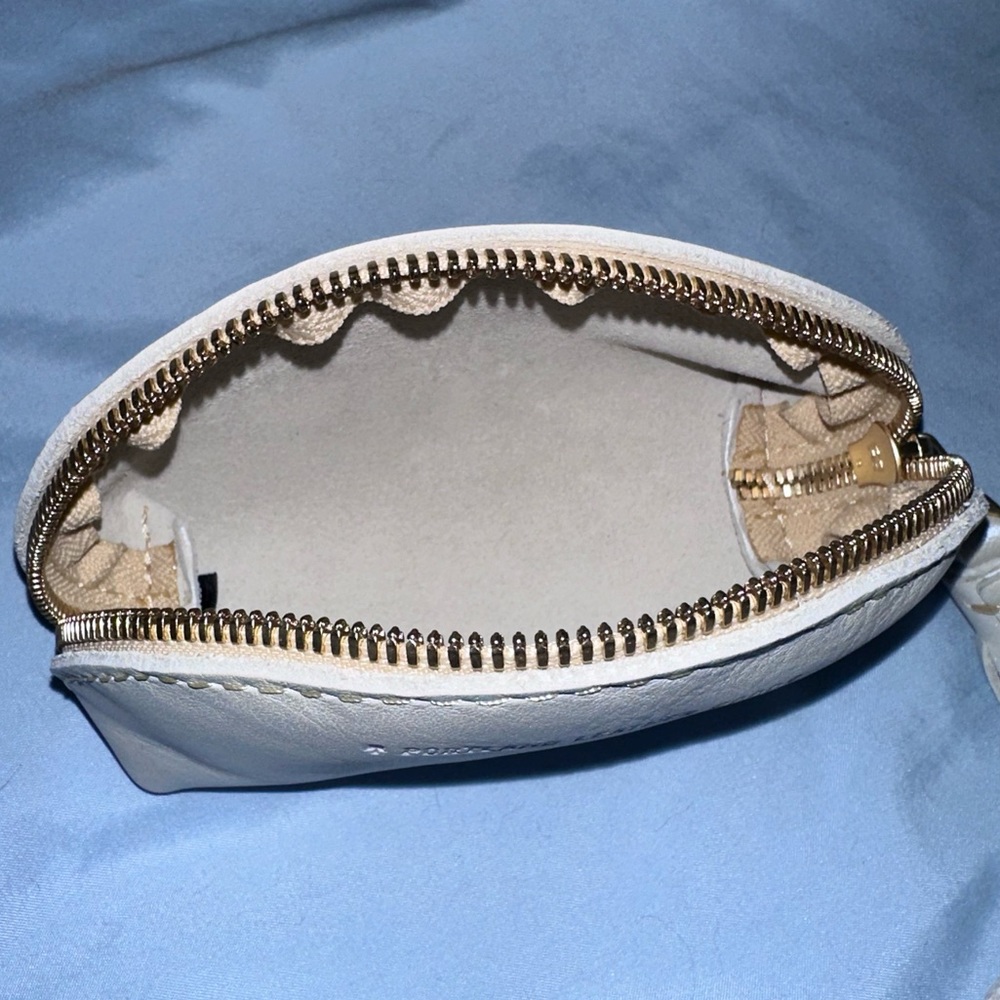 Portland Leather Goods PLG pearl taco tassel zippered pouch - Picture 3 of 3